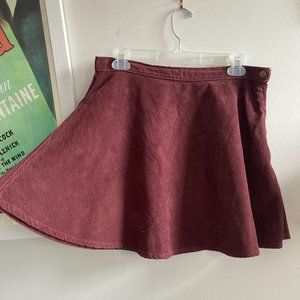 American Apparel Corduroy Circle Skirt